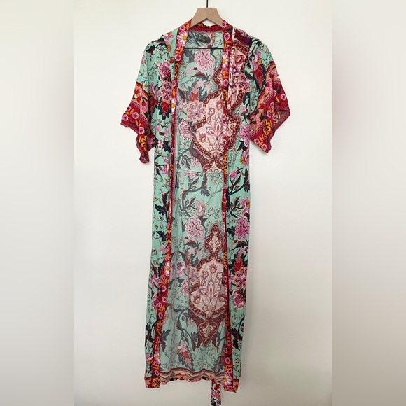 Anthropologie Radiant Floral Kimono Preowned 062/325 - Picture 8 of 8